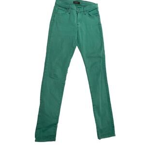 James Jeans James Twiggy Skinny Ankle Jean Size 27 Green Modern Clean Girl